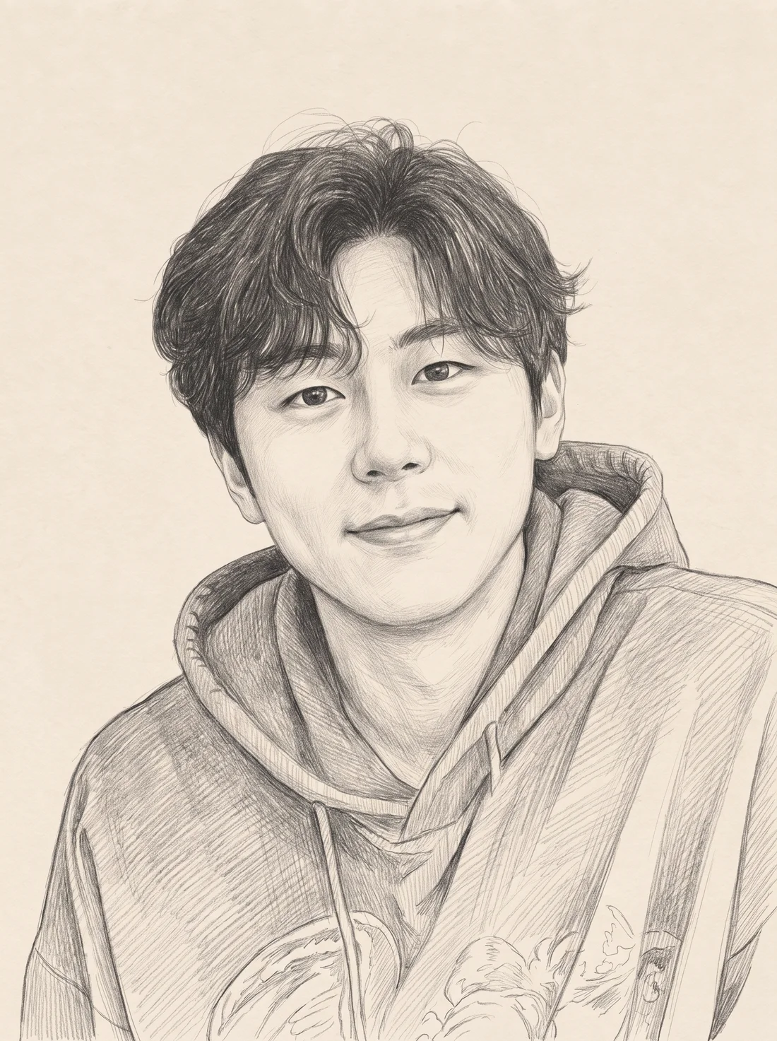 관계에서 끌리기 쉬운 인상을 표현한 남성 몽타주